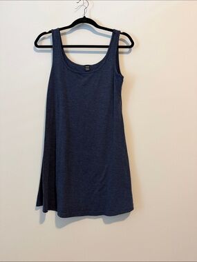 SHEIN Navy Scoop Neck Tank Top Dress